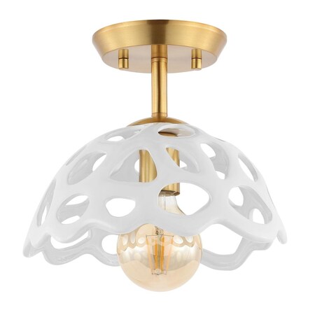 Safavieh Eldrid Flush Mount, Brass FLU4076A